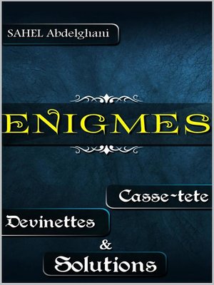 cover image of ENIGMES